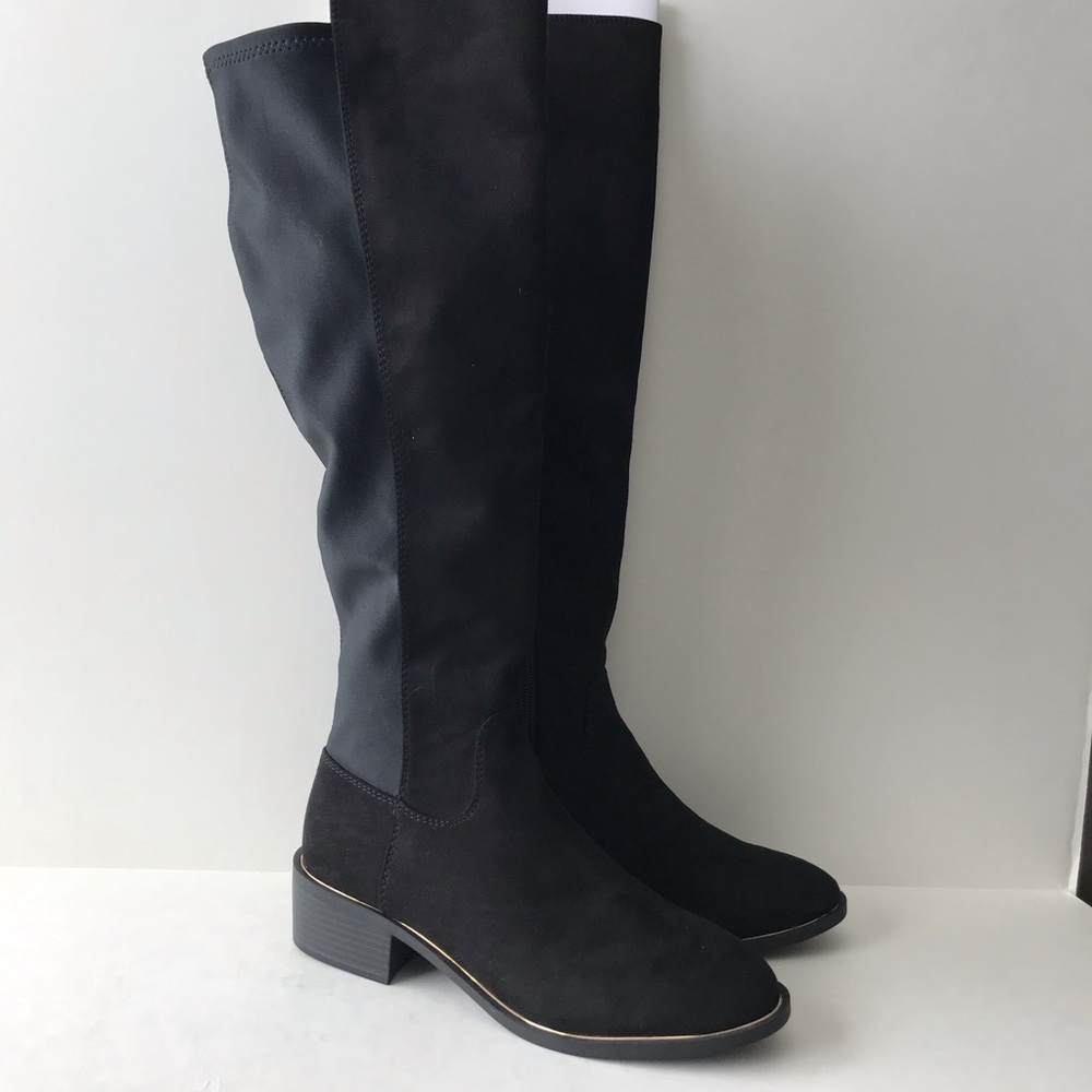 Material Girl Darcell "Suede" Over the Knee Boot
